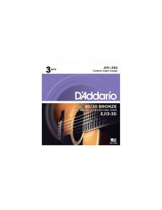 Daddario EJ-13/3D (PACK DE 3 JUEGOS)