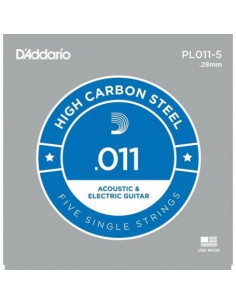 DADDARIO PL011-5 PACK DE 5 UNIDADES