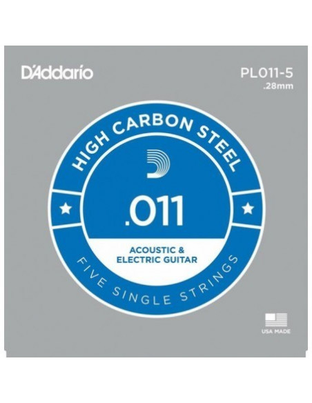 DADDARIO PL011-5 PACK DE 5 UNIDADES