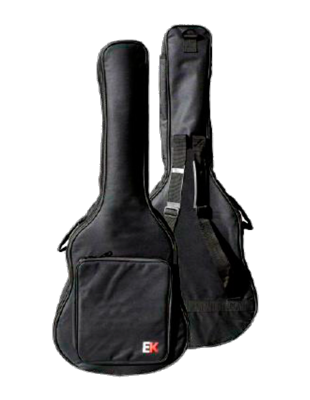 FUNDA PARA GUITARRA CLASICA CADETE EK DE 3/4 DE 5mm NEGRA
