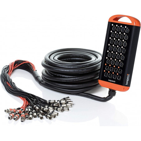 Bespeco XTRA2408L30S Stage Box 24 Xlr F/8 Xlr M, 30 m