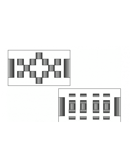PRIMACOUSTIC  Scandia 74 Difusor de bloque de dispersion de pared trasera de 12 x 6/paneles absorbentes