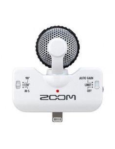 ZOOM IQ5 Professional stereo Microphone White