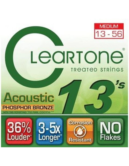 Cleartone 7413 Phosphor Bronze 013/056 para Guitarra Acustica