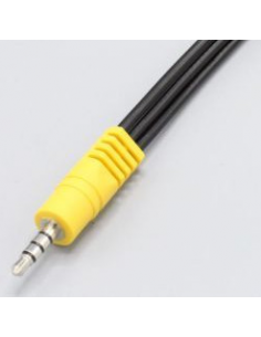 CABLE ADAPTADOR STEREO JACK 3,5MM MACHO 4 PIN/3ADPTABLE...