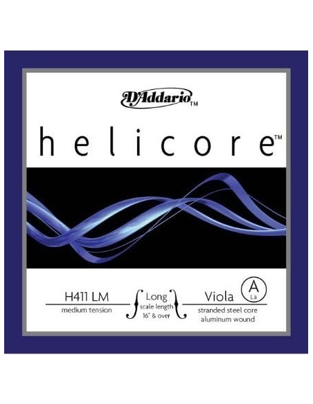 DAddario (Helicore H 411) (Aluminio) 1 Medium Viola 4/4 A (La)