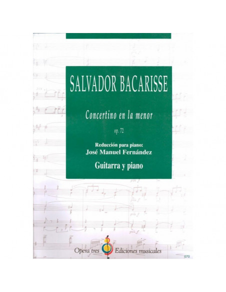 Concertino en la menor - Reduccion para Piano , Jose Manuel Fdez. - Guitarra y Piano