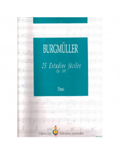 25 Estudios Faciles - OP.100 - Piano. BURGMULLER