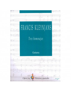 Tres Homenajes - Guitarra. Francis Kleynjans