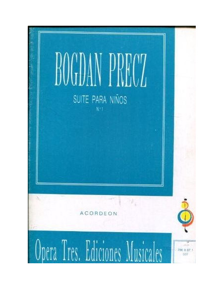 Suite para niños. Acordeon. Precz, Bogdan
