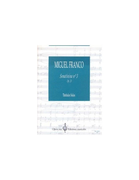 Sonatinina NÂº 3. OPp.23. Timbales solos. Miguel Franco.