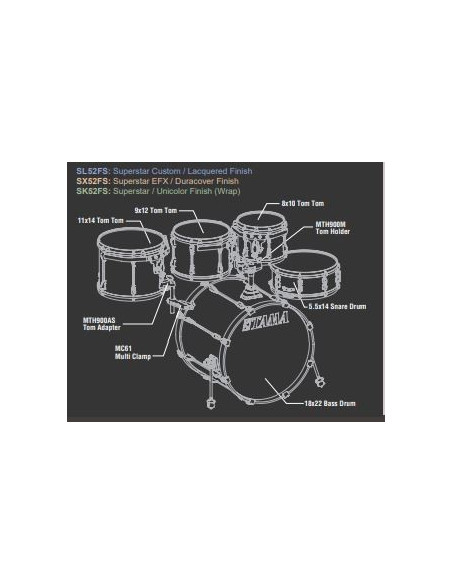Tama Superstar SK52FS-CMM