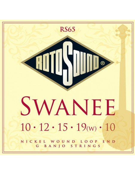 Rotosound RS 65 Cuerdas Banjo Nickel wound 5-Strings