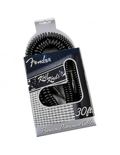 Fender Koilkord 30 Cable para Instrumento, negro 9 m.