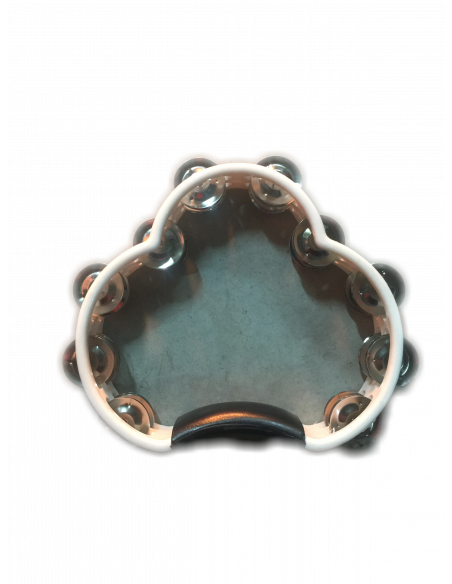 Pandereta Tambourine Doble Forma Trebol
