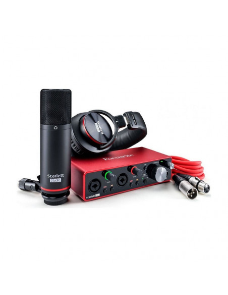 Interfaz De Audio Scarlett 2I2 3RD Gen Studio Pack Focusrite