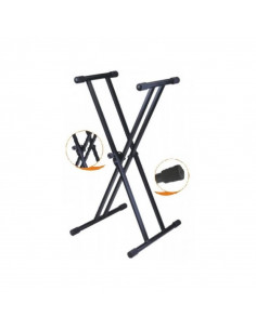 SOPORTE TECLADO DOBLE ADMIRA KS010