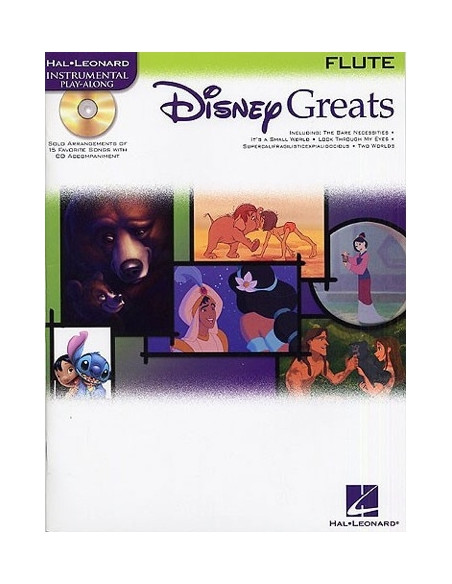 DISNEY GREATS FLUTE BOOK