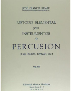 Método elemental para instrumentos de percusión José...