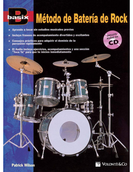 BASIX METODO BATERIA ROCK + CD: De Rock