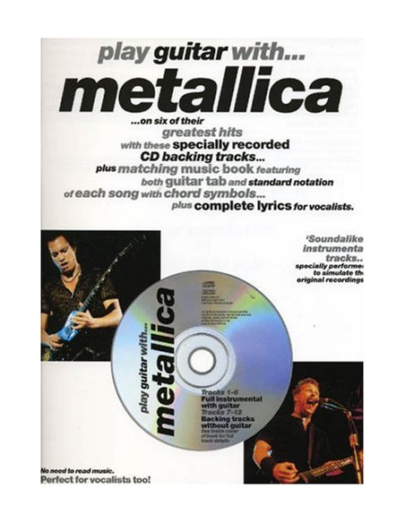 PLAY GUITAR WITH... METALLICA GUITARE+CD