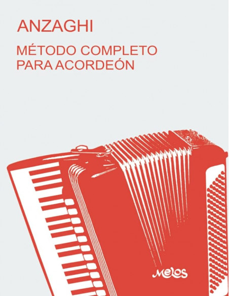 Método completo para acordeón Anzaghi, Luigi Oreste