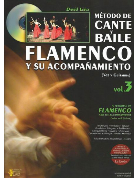 Método de cante y baile flamenco y su acompañamiento (voz y guitarra), vol. 3