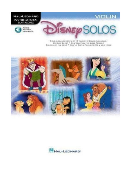 DISNEY SOLOS FOR VIOLIN