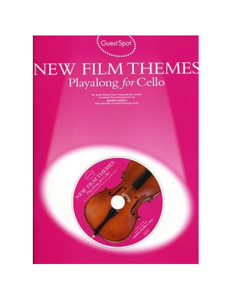 GUEST SPOT: NEW FILM THEMES PLAYALONG FOR CELLO +CD