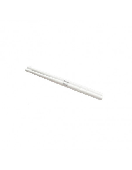 HONSUY 34055BL PAR BAQUETAS TAMBOR BLANCAS