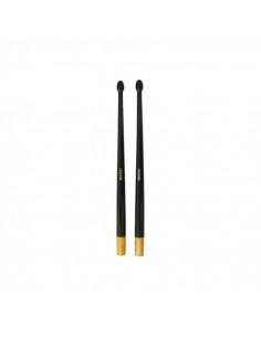 HONSUY 34100 PAR BAQUETAS TAMBOR DE GALA NEGRAS