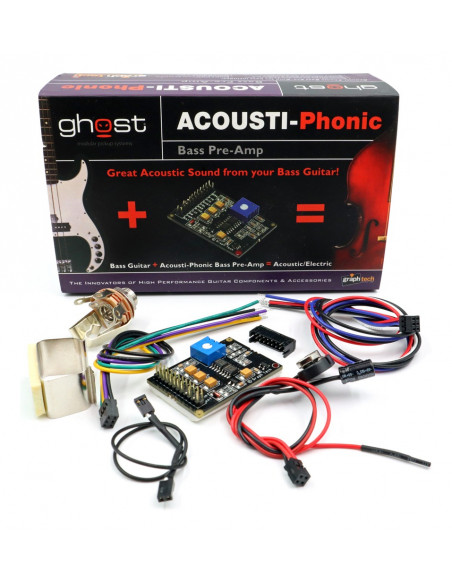 Kit de preamplificador básico Ghost Bass Acousti-Phonic (PE-0340-00)