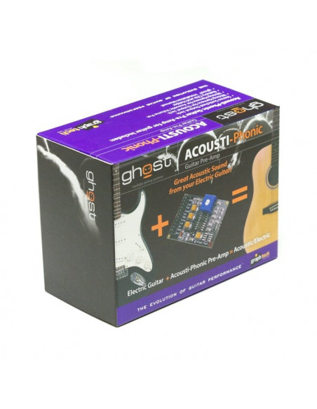 Kit de preamplificador básico acústico para guitarra Ghost (PE-0240-00)