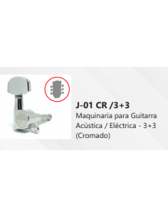Proline J01CR 3+3 tres por linea cromado guit. electrica