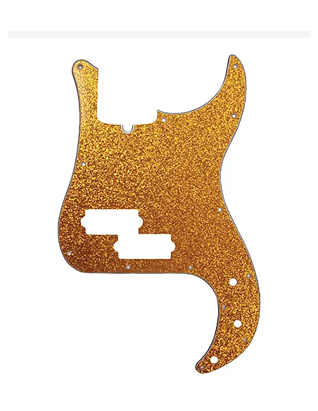 D'Andrea P-BASS GOLD SPARKLE DPP PB GOS Golpeador Precision Bass