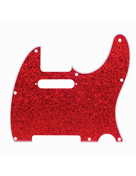 D'Andrea TELE RED SPARKLE DPP TL RDS Golpeador Telecaster