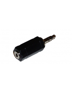 Adaptador de audio estéreo jack 3.5 mm macho a jack 2.5...