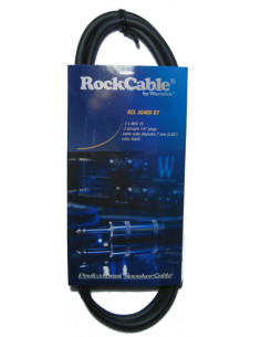 RockCable RCL 30402 D7 Speaker Cable - straight/straight,...