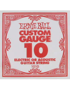 ERNIE BALL CUERDA ELÉCTRICA SLINKY PLANA 010