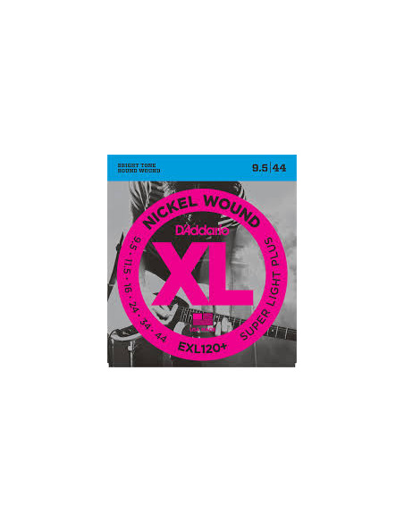 D'addario EXL120+3D pack 3 sets 09,5/44