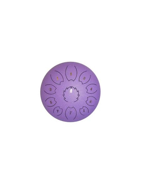 F-Zone STD1211N Steel Tongue Drum 12" 11notas púrpura