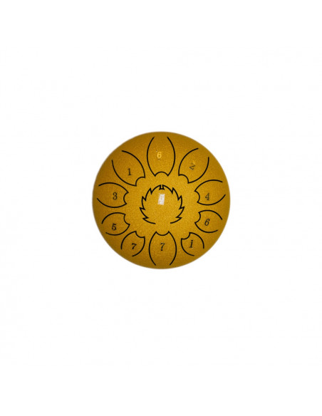 F-Zone STD811N Steel Tongue Drum 8" 11notas gold