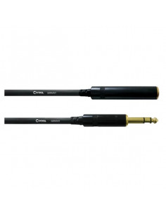 Cordial cable de audio estéreo jack macho/jack hembra 10 m