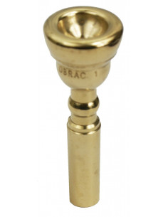 BOQUILLA MESETA ANCHA 1OBRAC DORADA PARA CORNETA