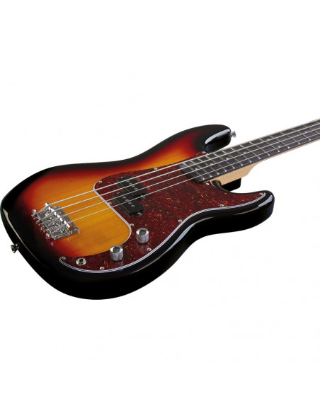 Bajo eléctrico Eko Starter JB300 de 5 cuerdas - Sunburst