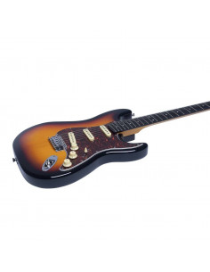 Guitarra eléctrica Eko Starter ST300 tipo strat. sunburst