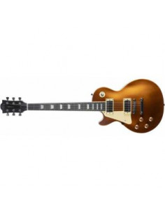 Guitarra eléctrica Eko Starter LS300 dorada. ZURDOS