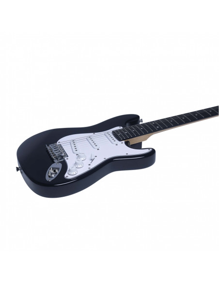 Guitarra eléctrica Eko Starter ST100 formato 3/4 tipo Strat blk