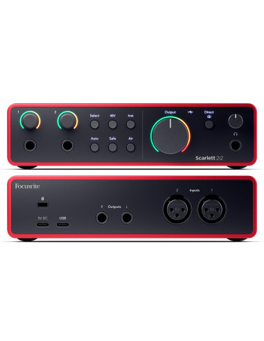INTERFACE SCARLETT 2I2 4TH GEN Focusrite