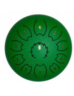 Steel Tongue Drum F-Zone STD618N Verde Oscuro (6" 8 notas)